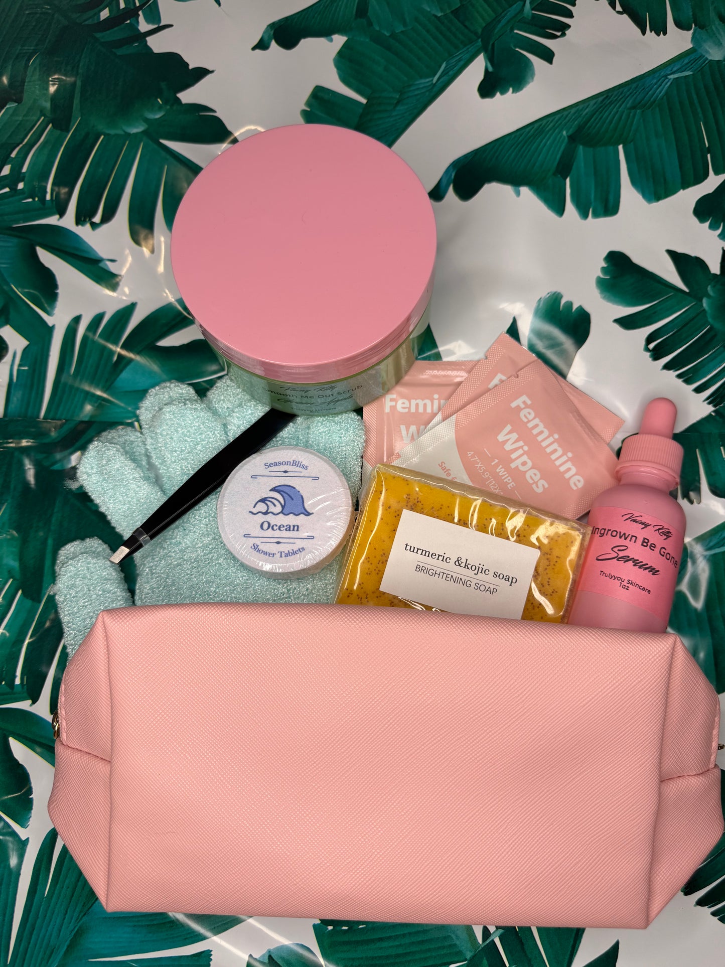 Vacay Kitty Standard Aftercare Kit – 7 Luxe Essentials for the Perfect Post-Vacay Glow 🌴🐱✨