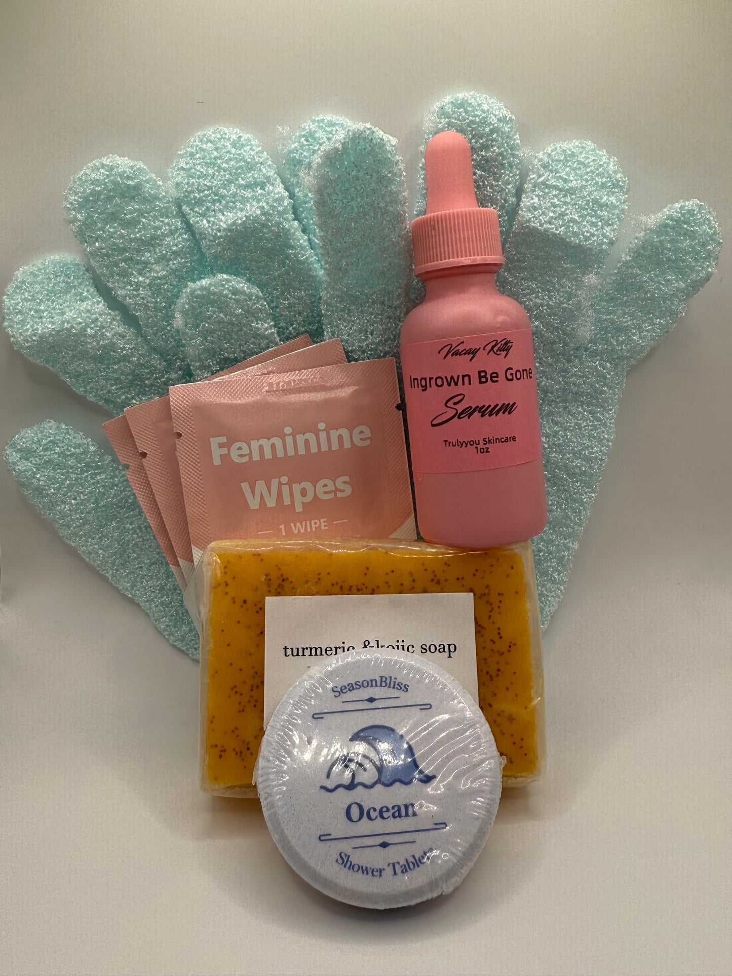 Vacay Kitty Standard Aftercare Kit – 7 Luxe Essentials for the Perfect Post-Vacay Glow 🌴🐱✨